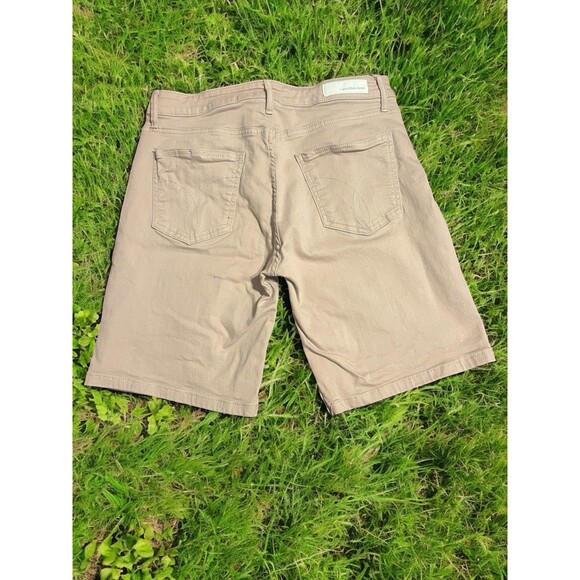 Calvin Klein Men's Khaki Flat Front Beige Casual Shorts Summer Boardwalk Size 30 - Picture 5 of 6